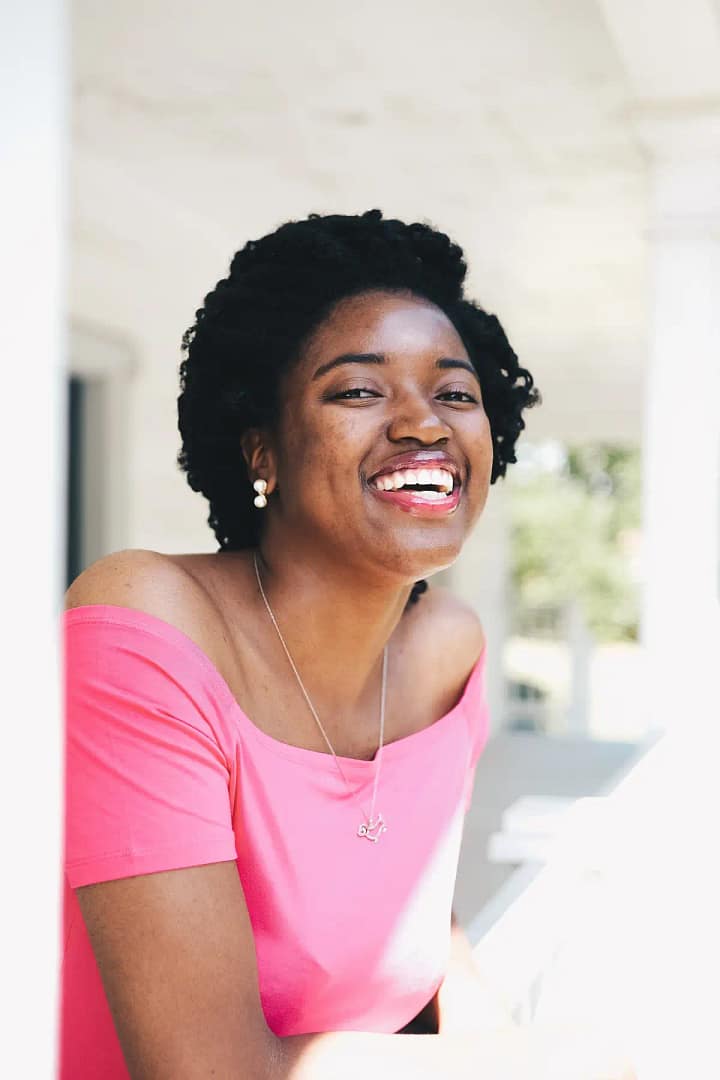 Happy small business owner smiling
