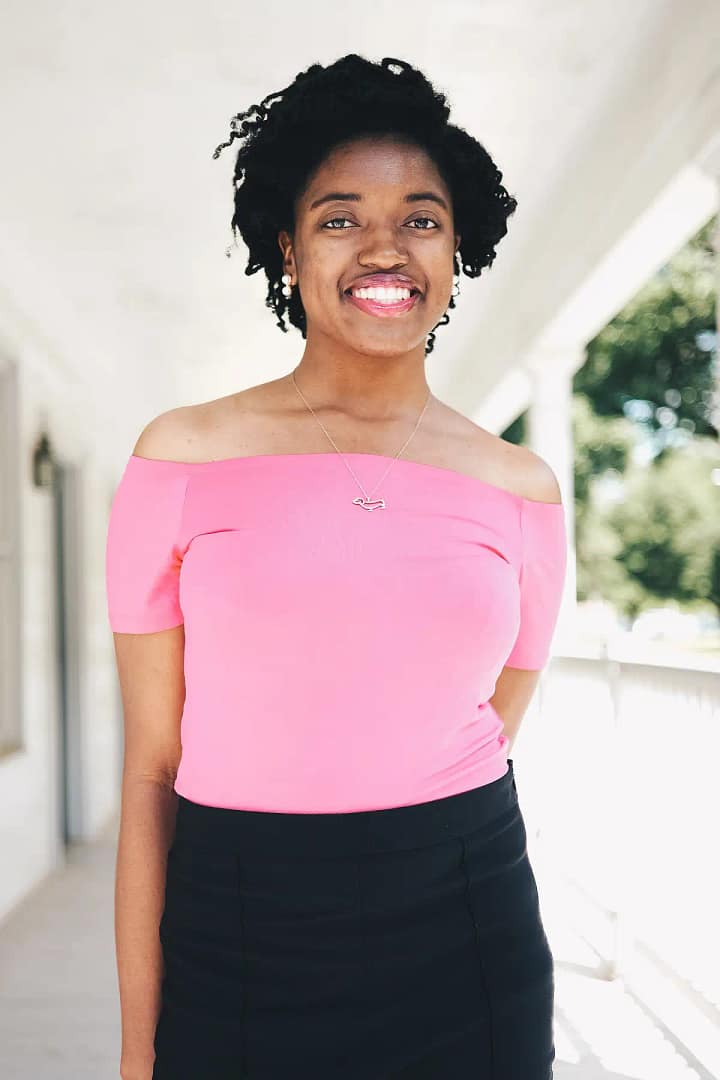 Smiling customer
